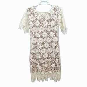 Soiéblu Ivory Lace Dress Size Medium